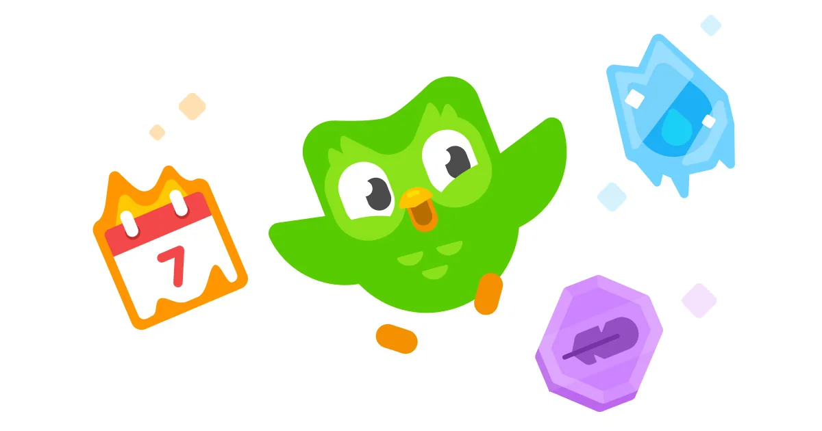 Duolingo — официальный визуальный материал сервиса